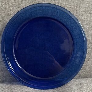 9” Anchor Hocking Cobalt Blue Pie Plate